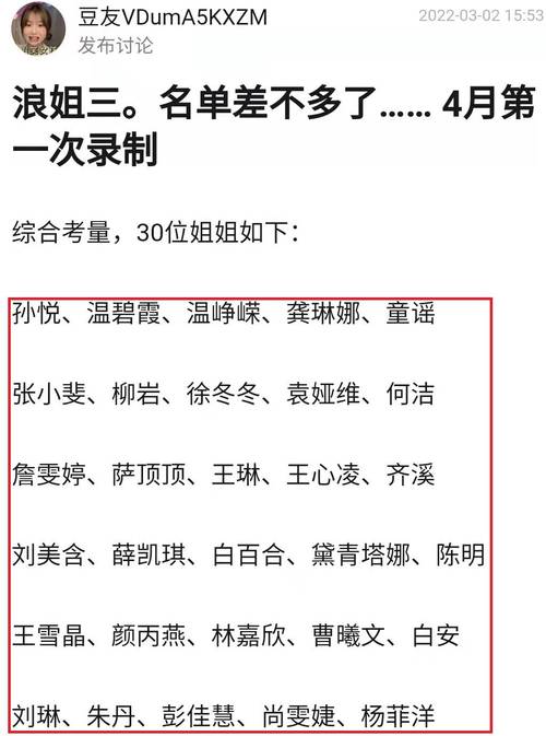 2025新澳门天天开好彩.和浪姐成团名单与浪姐成团名单历届